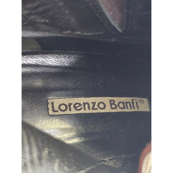 LM Women's 38 Lorenzo Banfi Brown Leather Pointed Toe Ankle Boots Booties EUC - Picture 6 of 8